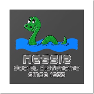 Nessie Social Distancing Posters and Art